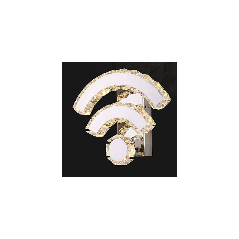 Apliques de pared de cristal estilo mini moderno contemporáneo de cristal