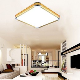 Lámpara empotrada de lujo moderna de acrílico con luz ajustable dorada o plateada. Puedes elegir.