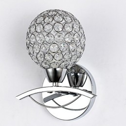 Apliques de pared Lámparas de pared de lectura Cristal Mini Estilo Moderno Contemporáneo Metal