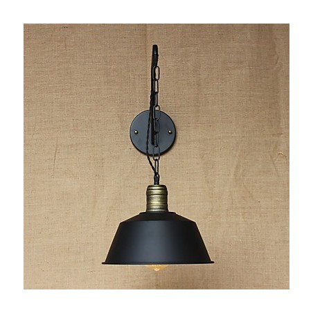 Lámpara de pared con personalidad simple y creativa, cadena industrial, lámpara de pared de noche para dormitorio, pasillo, hierro retro americano Lámpara de pared con personalidad simple y creativa, cadena industrial, lámpara de pared de noche para dormitorio, pasillo, hierro retro americano