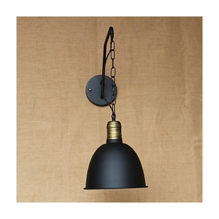 Lámpara de pared con personalidad simple y creativa, cadena industrial, lámpara de pared de noche para dormitorio, pasillo, hierro retro americano Lámpara de pared con personalidad simple y creativa, cadena industrial, lámpara de pared de noche para dormitorio, pasillo, hierro retro americano
