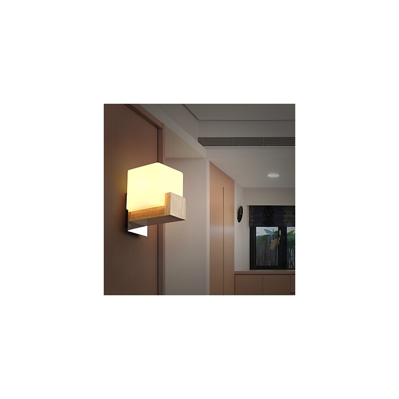 Apliques de pared estilo mini moderno contemporáneo madera bambú