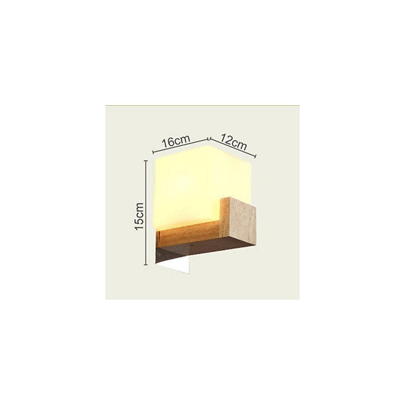 Apliques de pared estilo mini moderno contemporáneo madera bambú