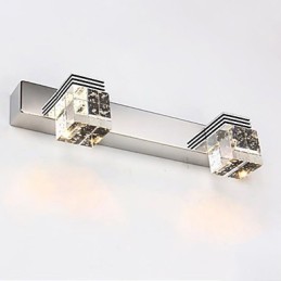 Apliques de pared Iluminación de baño Bañadores de pared Cristal Mini Estilo Moderno Contemporáneo Metal