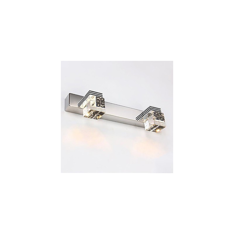 Apliques de pared Iluminación de baño Bañadores de pared Cristal Mini Estilo Moderno Contemporáneo Metal