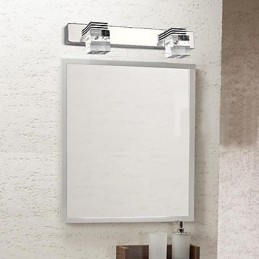 Apliques de pared Iluminación de baño Bañadores de pared Cristal Mini Estilo Moderno Contemporáneo Metal