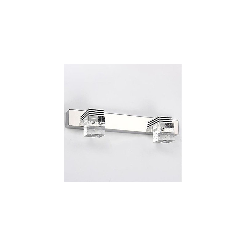 Apliques de pared Iluminación de baño Bañadores de pared Cristal Mini Estilo Moderno Contemporáneo Metal