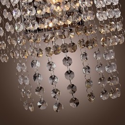 Aplique de pared de cristal contemporáneo con 1 luz