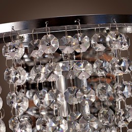 Aplique de pared de cristal contemporáneo con 1 luz
