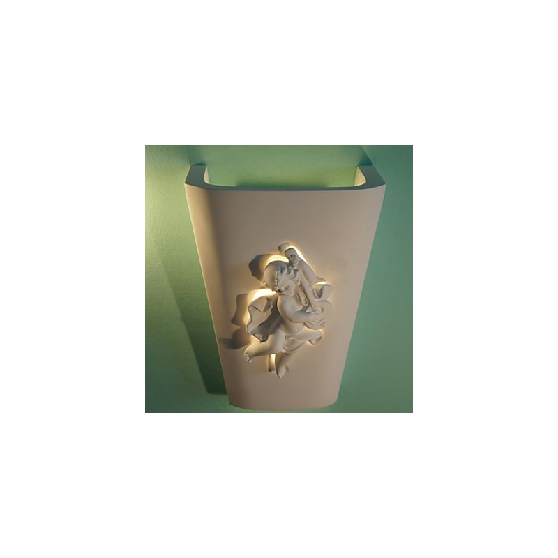 Lámpara de pared creativa rural creativa mediterránea estilo europeo Cupido lámpara de pared luz