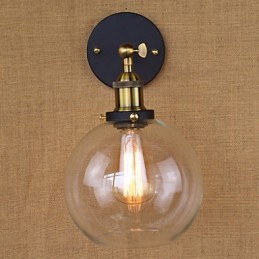 Aplique de pared decorativo industrial de espuma redonda, nostálgico, de exportación americana, con modelos originales.