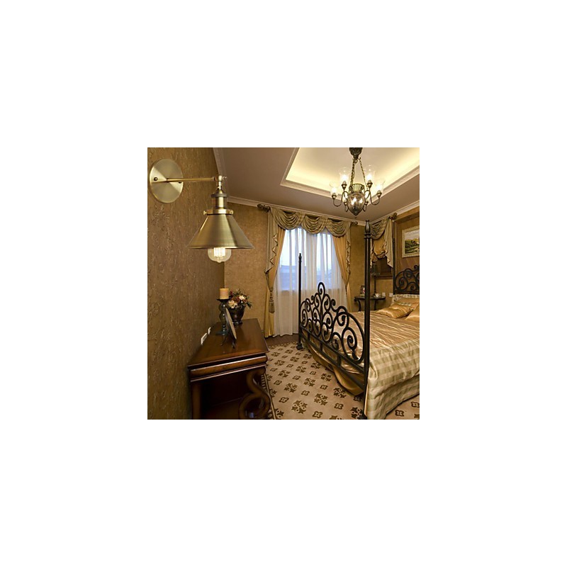 Apliques de pared tradicionales clásicos de metal