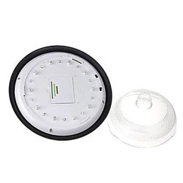 Aplique de pared de plástico blanco superbrillante