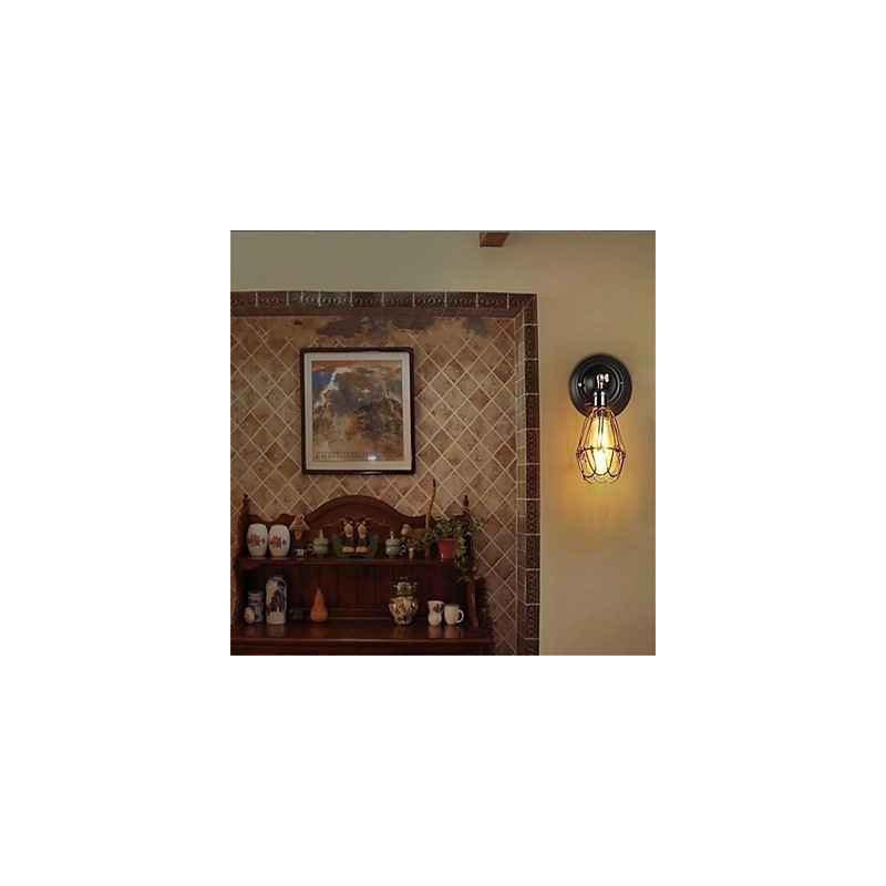 Jaula de pared retro americana de aspecto elegante y llena de personalidad
