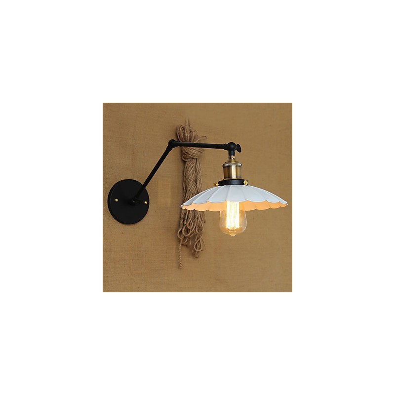 La nostalgia puede ser creativa y elegante. Lámpara de pared plegable telescópica de alta gama.