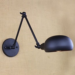 Hay un brazo largo del interruptor doble minimalista europeo personalizado estilo retro moda iluminación pared de hierro