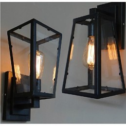 Lámpara de pared para dormitorio con luces, estilo creativo que restaura formas antiguas.