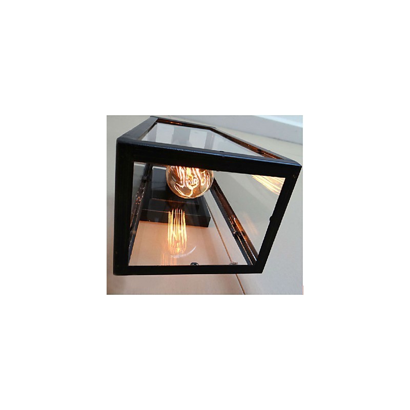 Lámpara de pared para dormitorio con luces, estilo creativo que restaura formas antiguas.