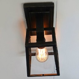 Lámpara de pared para dormitorio con luces, estilo creativo que restaura formas antiguas.