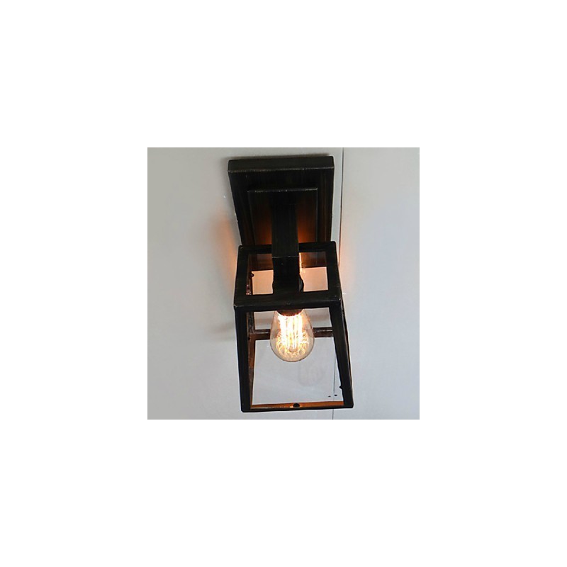 Lámpara de pared para dormitorio con luces, estilo creativo que restaura formas antiguas.