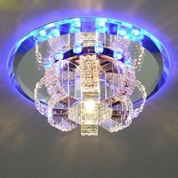 Lámpara de techo de cristal SMD 3W, lámpara creativa, luz de cúpula absorbente