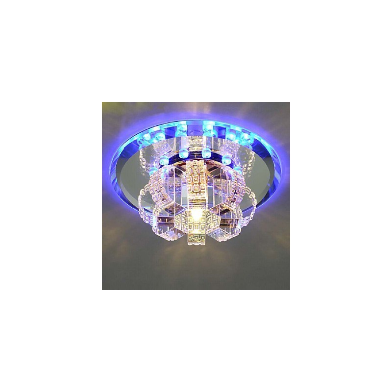 Lámpara de techo de cristal SMD 3W, lámpara creativa, luz de cúpula absorbente