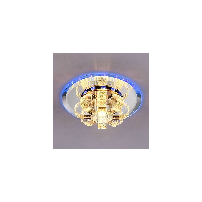 Lámpara de techo de cristal SMD 3W, lámpara creativa, luz de cúpula absorbente