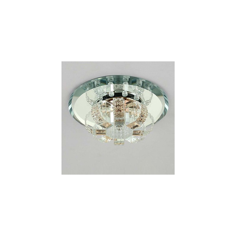 Lámpara de techo de cristal SMD 3W, lámpara creativa, luz de cúpula absorbente