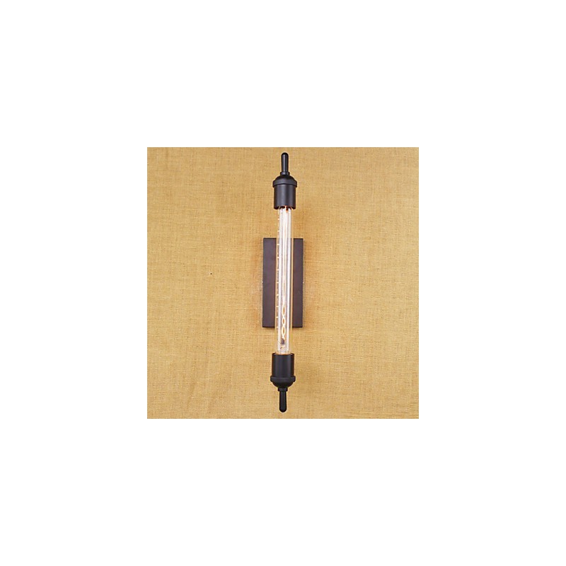 Lámpara de pared decorativa con bombilla Edison estilo flauta, estilo retro y europeo.