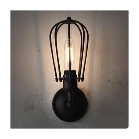 Lámpara de pared industrial retro para pasillo interior, lámpara de pared de un solo cabezal en color pomelo Lámpara de pared industrial retro para pasillo interior, lámpara de pared de un solo cabezal en color pomelo