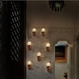 Lámpara de pared de puño retro creativa de estilo europeo