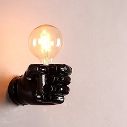 Lámpara de pared de puño retro creativa de estilo europeo