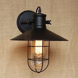 Lámpara de pared para cabecera de cama, estilo americano, para pasillo, bar y decoración