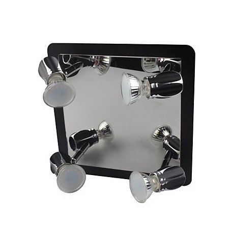 Lámparas de pared negras modernas para baño con 4 luces Lámparas de pared negras modernas para baño con 4 luces