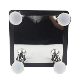 Lámparas de pared negras modernas para baño con 4 luces
