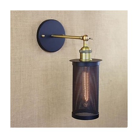 Lámpara de pared de hierro forjado con red de hierro Lámpara de pared de hierro forjado con red de hierro