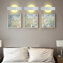 Iluminación de baño Bañadores de pared Apliques de pared de lectura Mini estilo Moderno Contemporáneo Metal