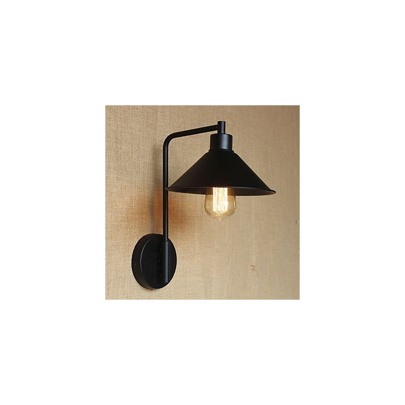 Aplique de pared decorativo de hierro para pasillo, almacén, balcón, porche, minimalista y moderno