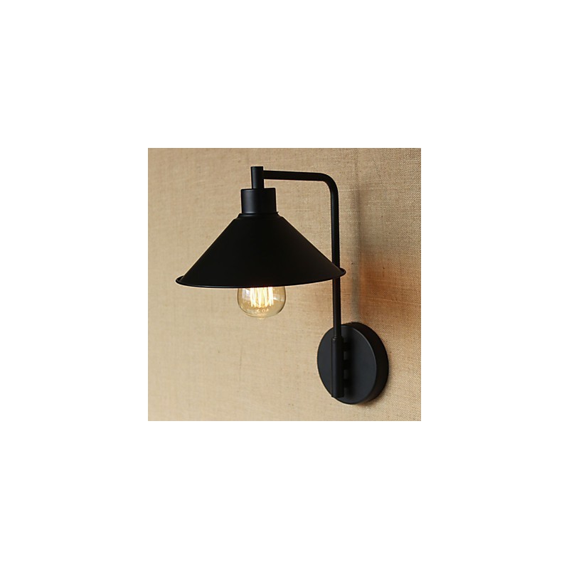 Aplique de pared decorativo de hierro para pasillo, almacén, balcón, porche, minimalista y moderno
