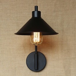 Aplique de pared decorativo de hierro para pasillo, almacén, balcón, porche, minimalista y moderno