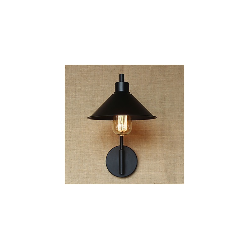 Aplique de pared decorativo de hierro para pasillo, almacén, balcón, porche, minimalista y moderno