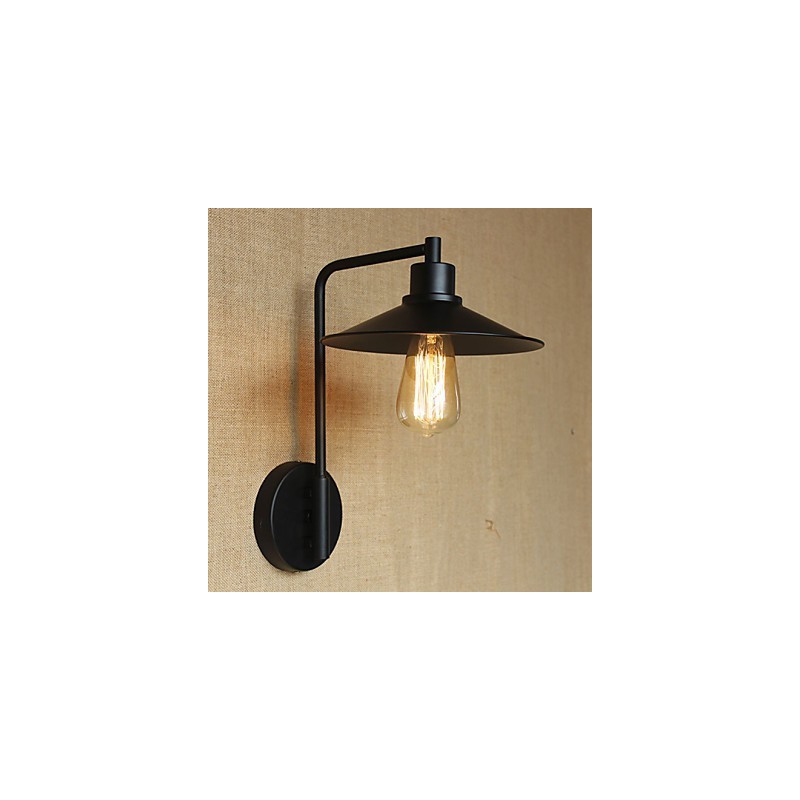 Aplique de pared decorativo retro de hierro forjado