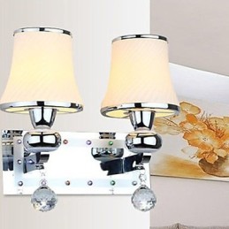 Lámparas de pared de cristal creativas, contemporáneas y contraídas.