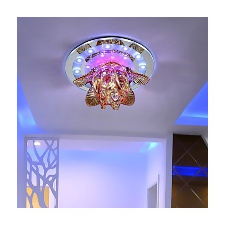 Lámpara de techo de cristal circular con tubo de luz para absorber la luz de la cúpula. Lámpara de techo de cristal circular con tubo de luz para absorber la luz de la cúpula.