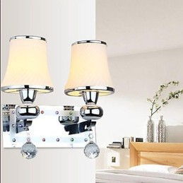 Lámparas de pared de cristal creativas, contemporáneas y contraídas.