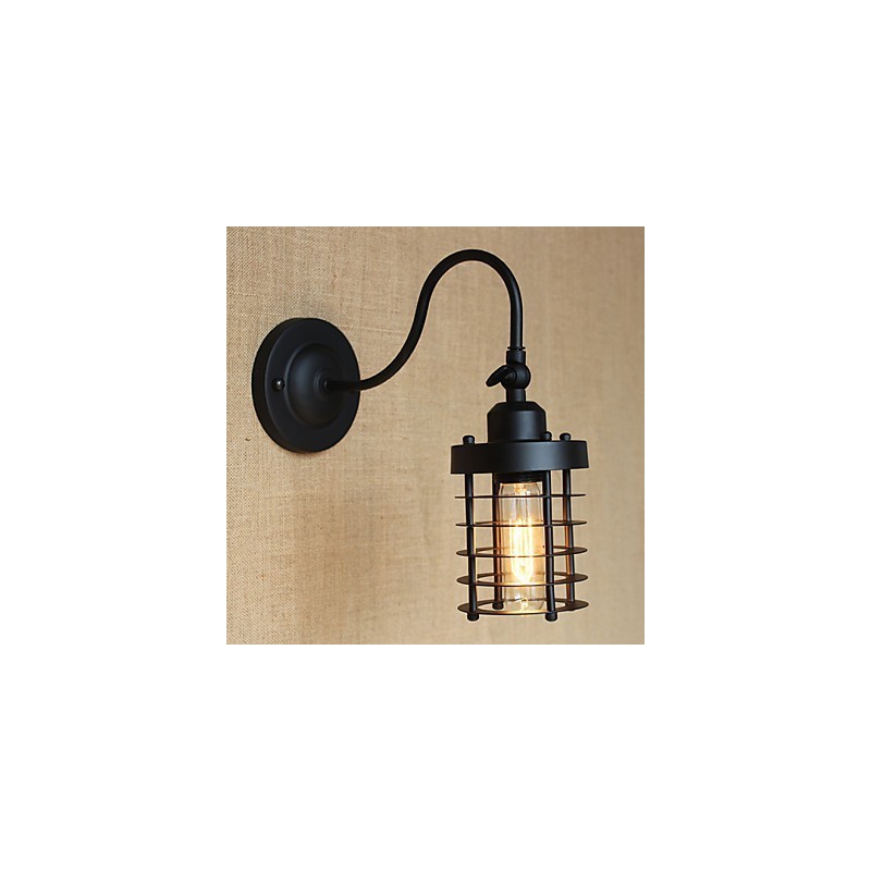 Arte de pared decorativo minimalista en negro mate estilo country americano