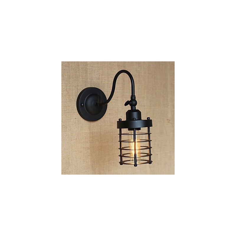 Arte de pared decorativo minimalista en negro mate estilo country americano