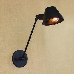 Aplique de pared de hierro simple retro