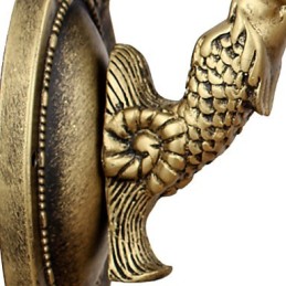 Lámpara de pared de hierro forjado creativa, estilo rural, estilo europeo, con luces de cristal