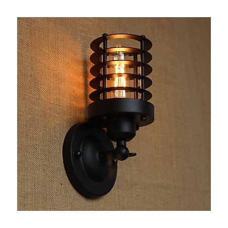 Aplique de pared decorativo retro sencillo y elegante de color negro para mesita de noche, pasillo, escalera y balcón. Aplique de pared decorativo retro sencillo y elegante de color negro para mesita de noche, pasillo, escalera y balcón.